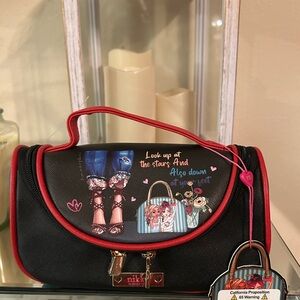 Nicole Lee cosmetic and brush bag
